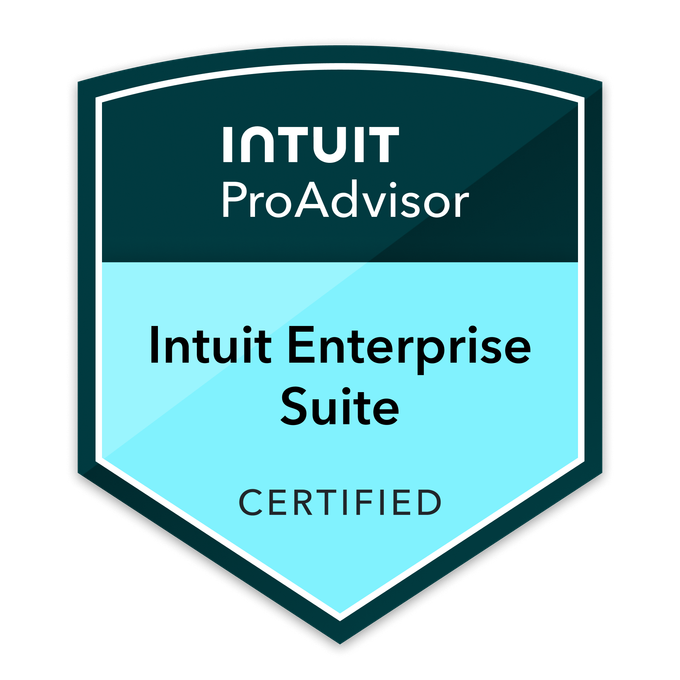 Intuit Enterprise Suite Certified badge